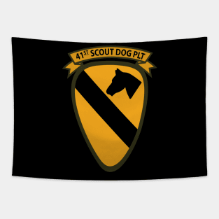 41st  Scout Dog Platoon 1st Cav wo Txt Tapestry