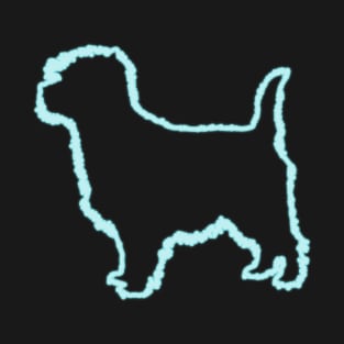 80s Retro Neon Sign Cairn Terrier T-Shirt