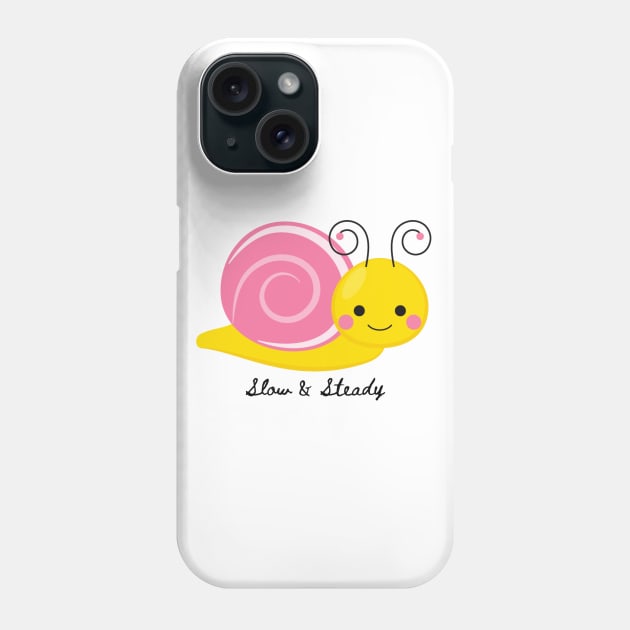 Slow & Steady Cool Snail Phone Case by Animal Specials