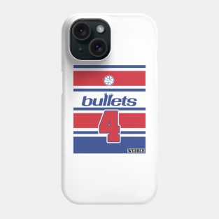 Chris Webber Retro Style Bullets Throwback Jersey Phone Case