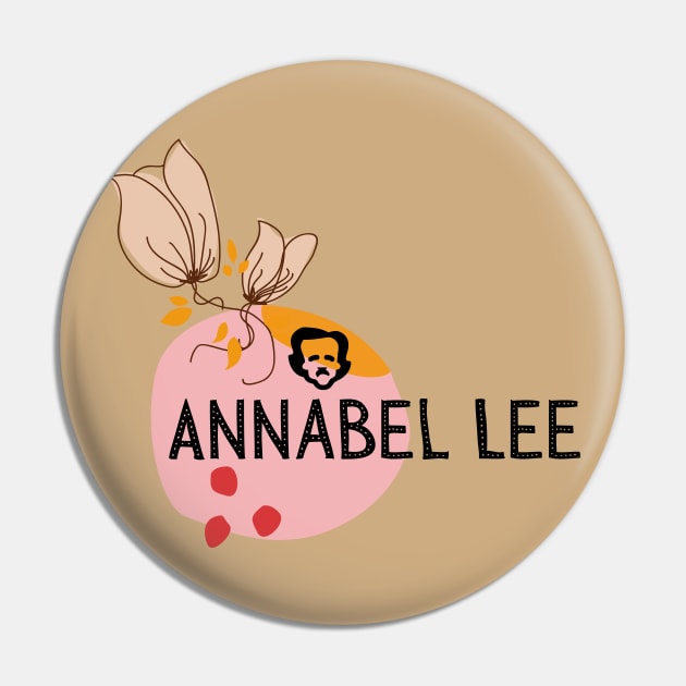 Annabel Lee | Edgar Allan Poe Pin by karacayart