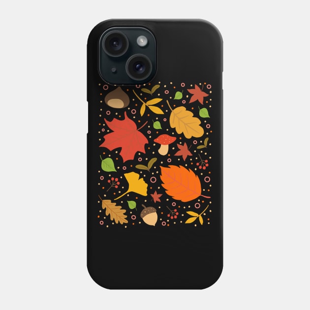 Fall leaves - foliage palette Phone Case by SHMITEnZ