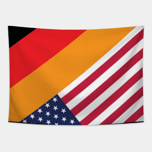 Half German half American Tapestry by PandLCreations