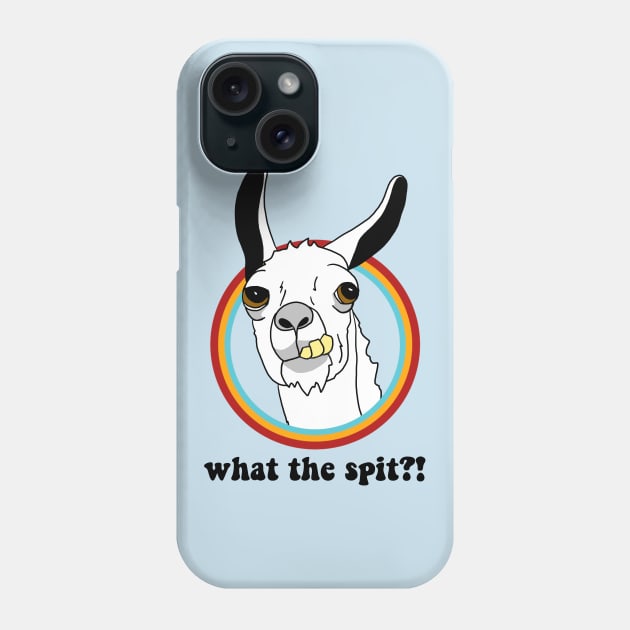 Llama What the Spit?! Phone Case by SNK Kreatures