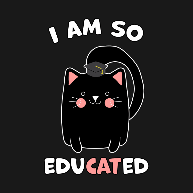 Black Cat Graduation Gift Cat Lover by kindOmagic