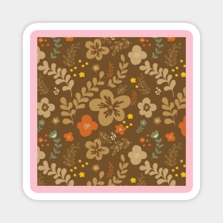 Floral Pattern Magnet