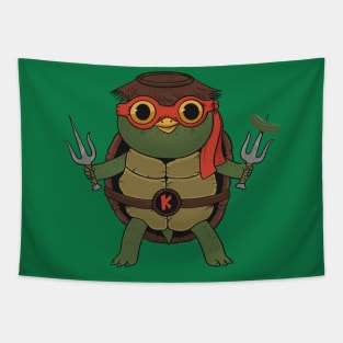 Kappa Ninja Mutant Turtle Tapestry