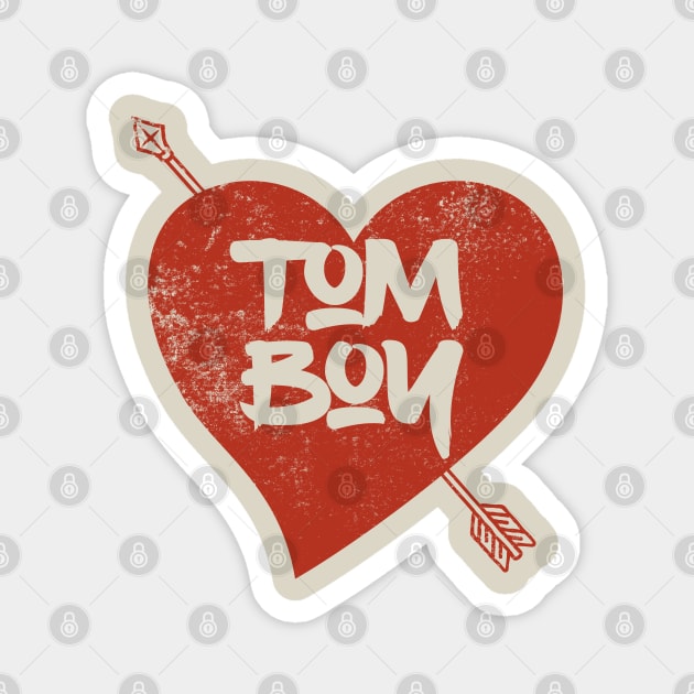 Tomboy Arrow Through Heart Magnet by SunGraphicsLab