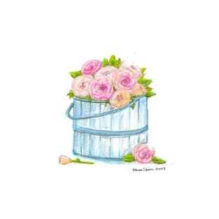 Pail of Roses T-Shirt