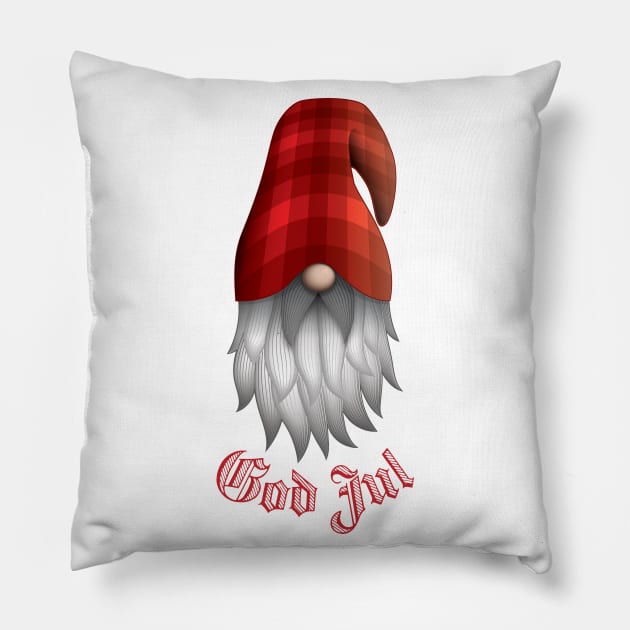 Tomte Greetings Pillow by RudDesigns