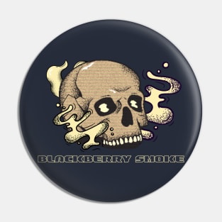 Blackberry smoke skull Pin