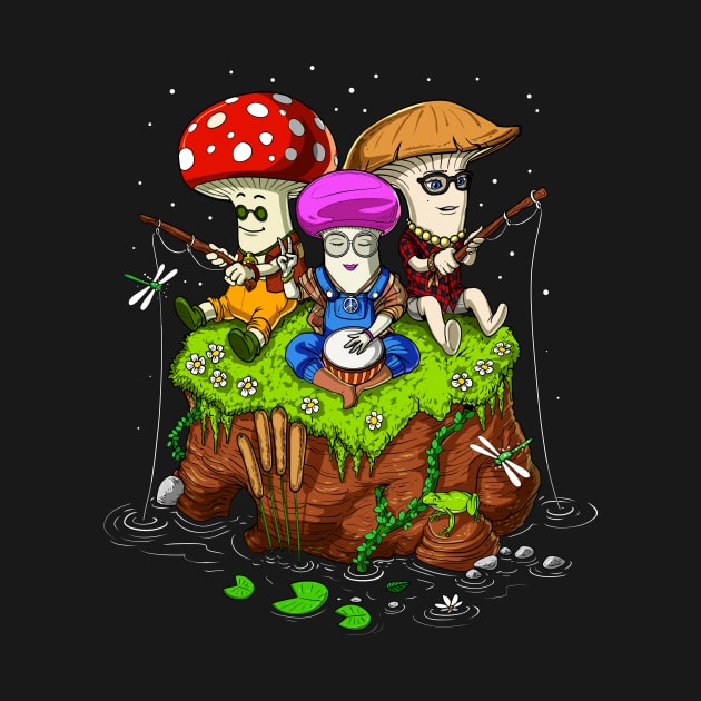 Hippie Magic Mushrooms by underheaven