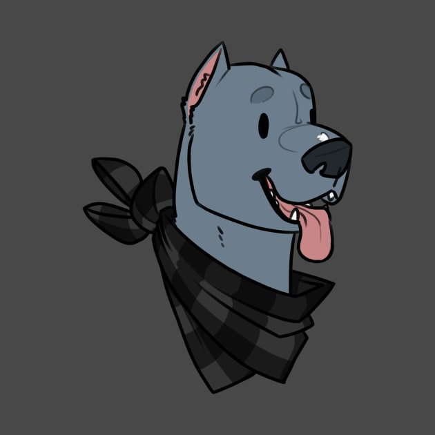 Pibble in a Bandanna by leilarii