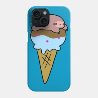 Sloth Icecream Cone Phone Case