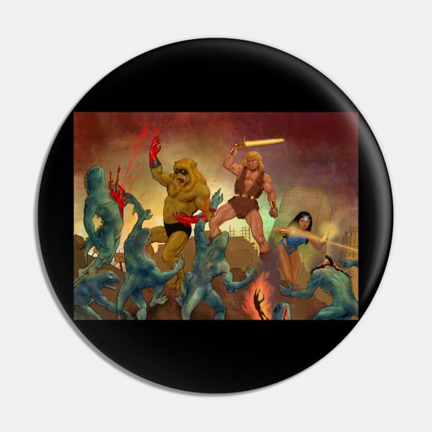 Thundarr The Barbarian - Frazetta-like Pin by thecountingtree