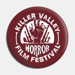 Horror Fest - WHITE LOGO Pin