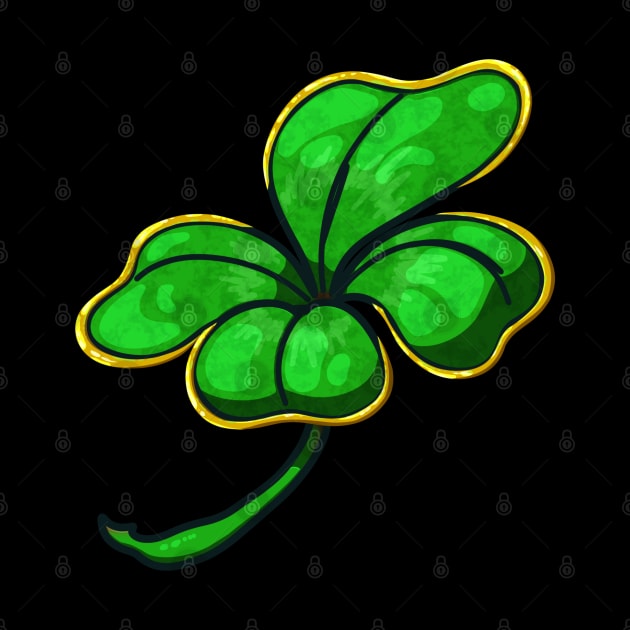 Four-Leafed Clover... Wit Da GOLD TRIM?!? by Ray-Fillet