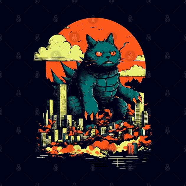 Catzilla by tatadonets