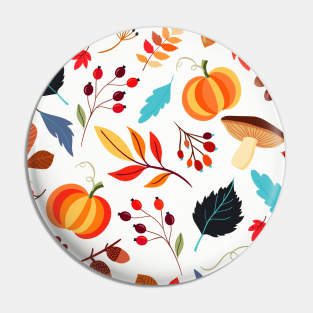 Autumn leaves and fruits - fall season 1 Pin