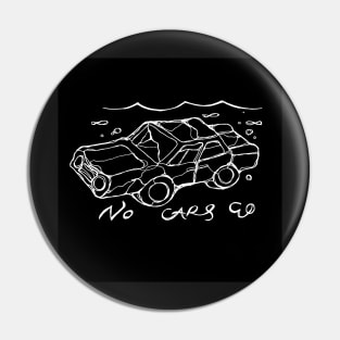 No Cars Go by the band Arcade Fire - Illustrated Lyrics Pin