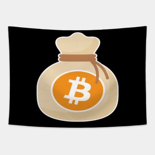 Bitcoin Money Bag Tapestry