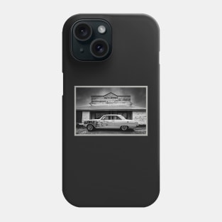 Classic Automobile in Black and White Phone Case