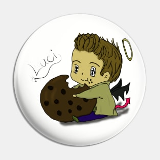 Luci wins a cookie Pin