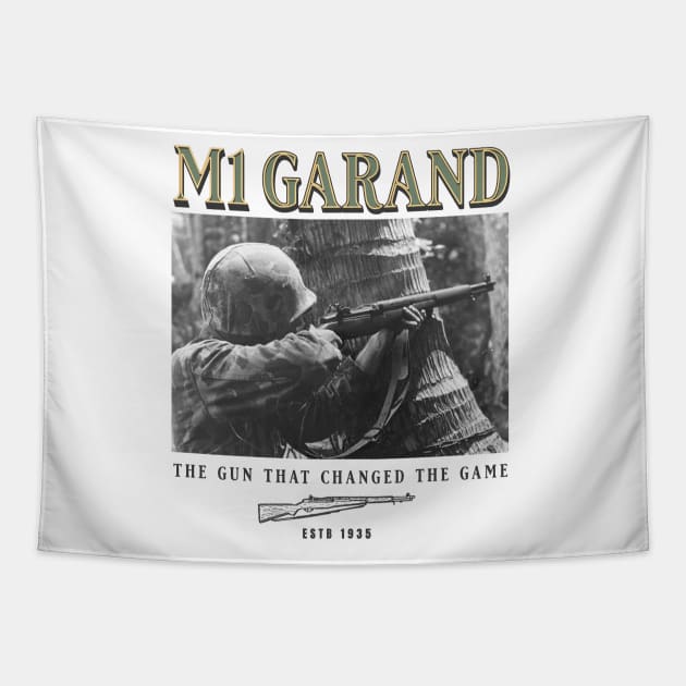 World War 2 Weapon M1 Garand Rifle Tapestry by Distant War