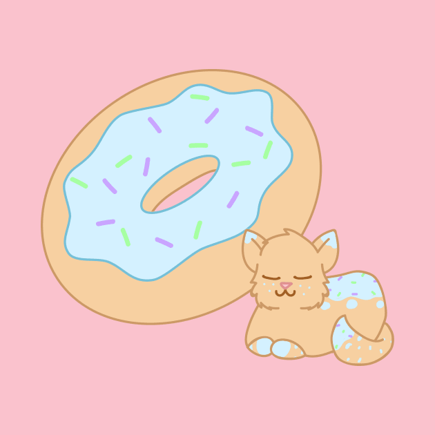 Donut Cat by chibifox