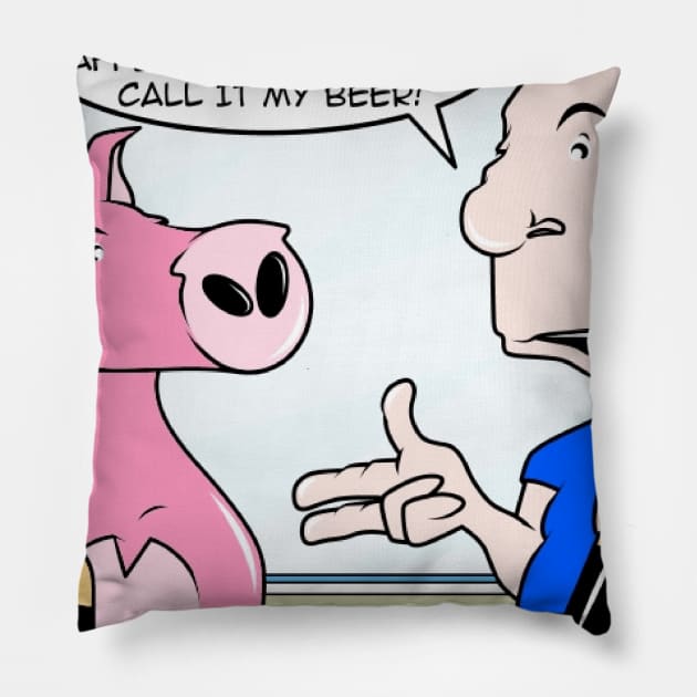 PDA, "Pretty Damn Awsome"! Pillow by Neecko