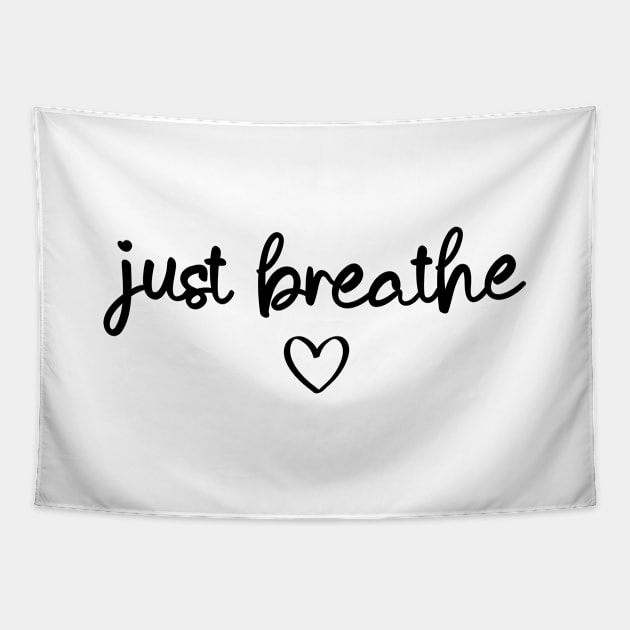 Just Breathe Tapestry by ilustraLiza