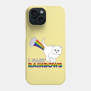 I Fart Rainbows - Funny Cat Fart Rainbow Phone Case