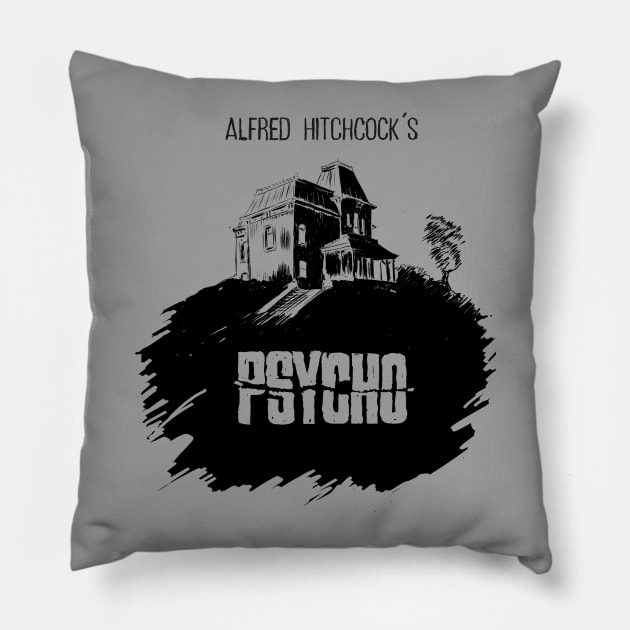 Alfred Hitchcock's Psycho Pillow by burrotees