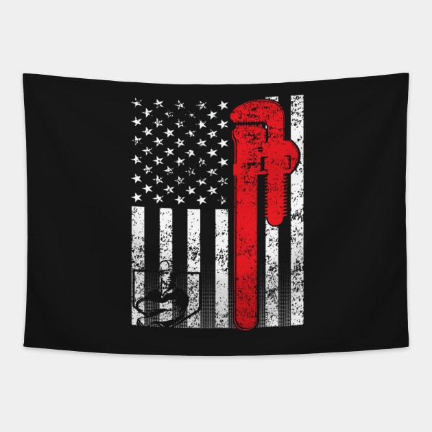 American Pipefitter / Pipeliner Tapestry by RelevantArt