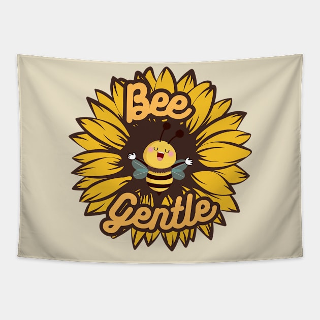 Bee Gentle Tapestry by Majkelos