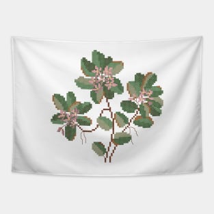 Massachusetts State Flower Trailing Arbutus Tapestry