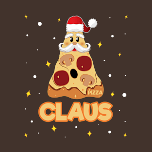 Pizza Lover Christmas Santa T-Shirt