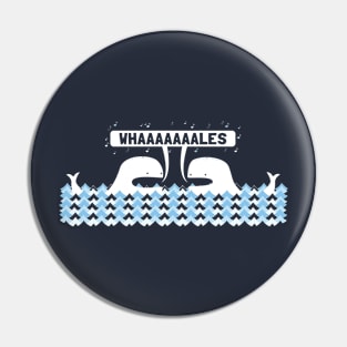 Whale Song Pin