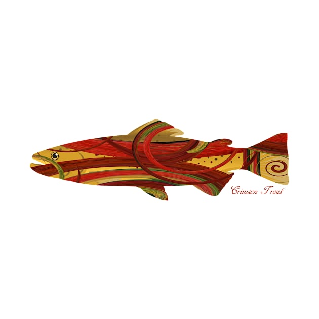 Crimson Trout by Whisperingpeaks
