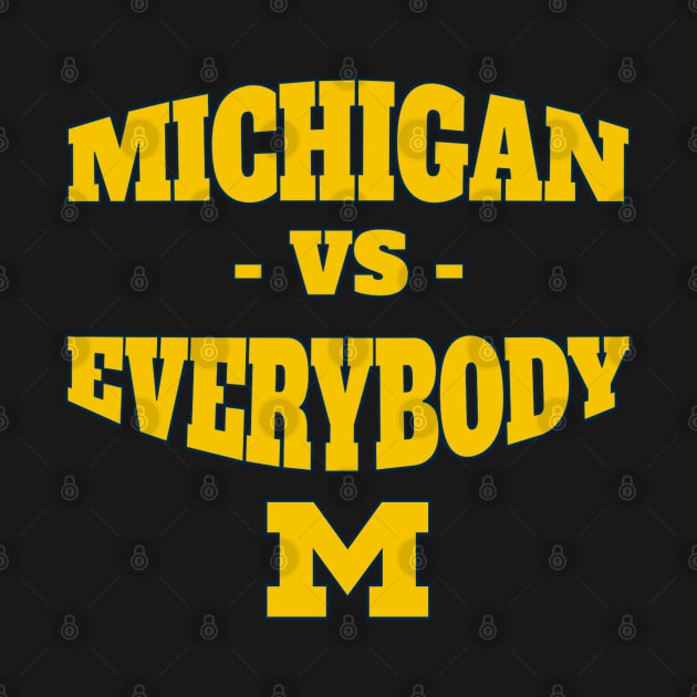 Michigan Vs Everybody by Space Monkeys NFT