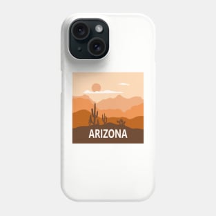 arizona cactus Phone Case