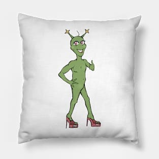 A female alien Pillow