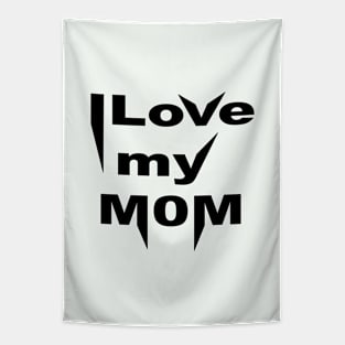 I Love Mom Tapestry