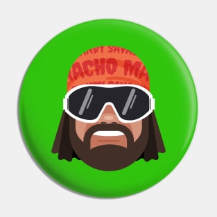 Randy Savage Head Pin