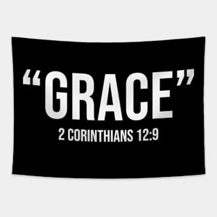 "Grace" 2 Corinthians 12:9 Tapestry