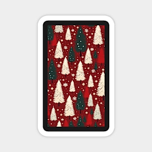 christmas tree pattern Magnet