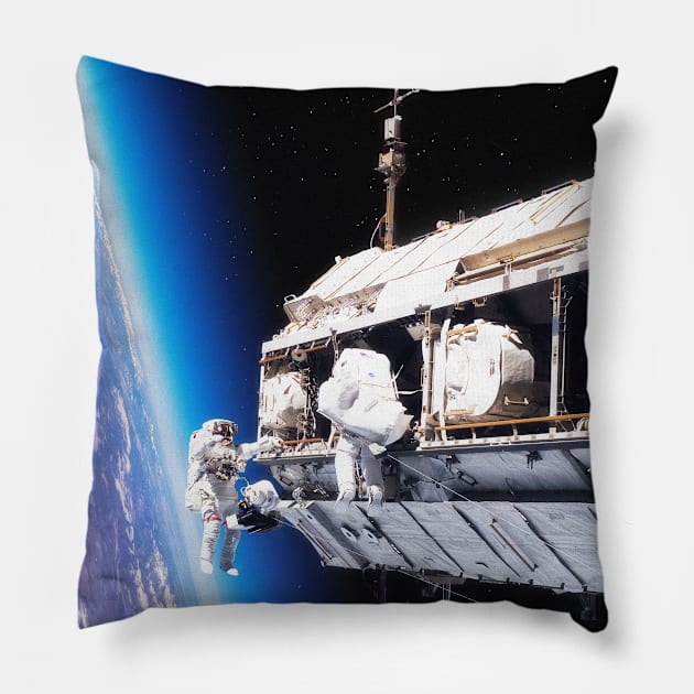 SPACEWALK Pillow by SENSETUS