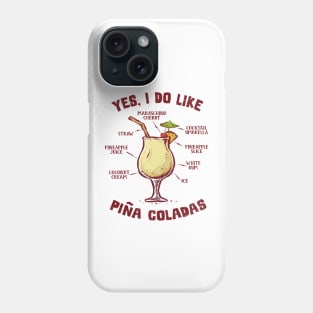 Yes, I Do Like Pina Coladas Phone Case