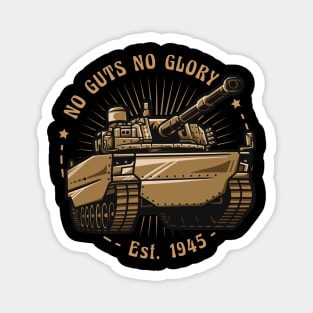 no guts no glory great tank Magnet