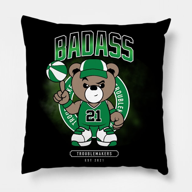 Cool teddy bear Pillow by janvimar